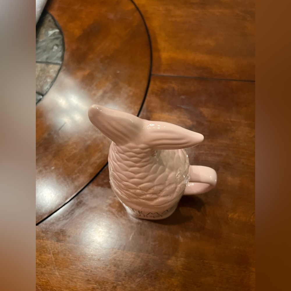 Rae Dunn Mermaid Vibes w/Tail Topper Light Pink Mug/Cup New - Picture 2 of 6